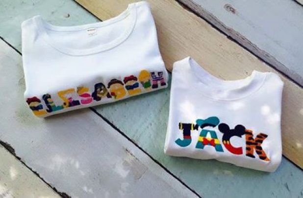 Disney inspired embroidered tees