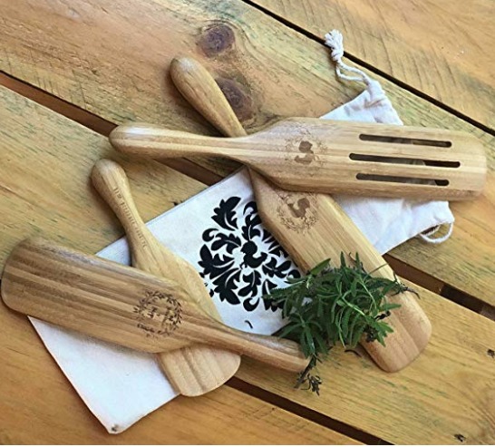 Bamboo spurtle set