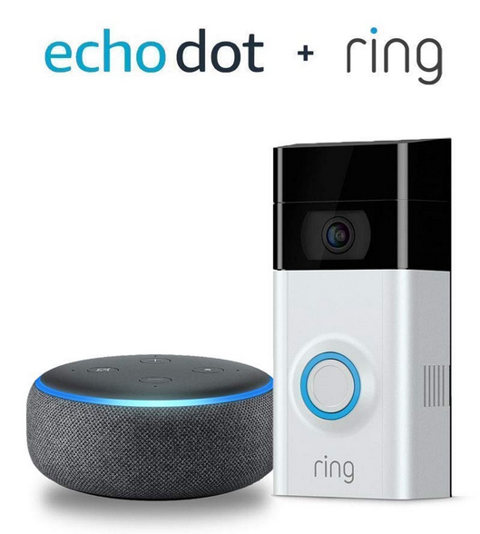 Ring Video Doorbell 2 with Echo Dot 