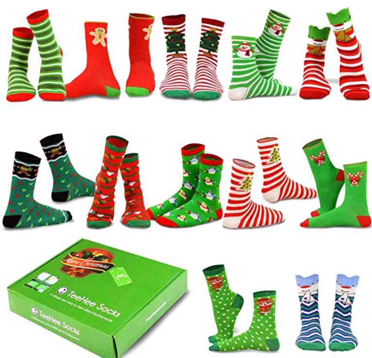 Holiday 12-Pack Gift Socks