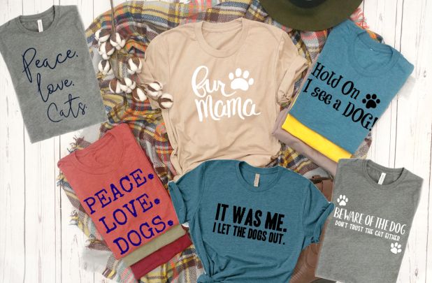 Tees for dog and cat lovers