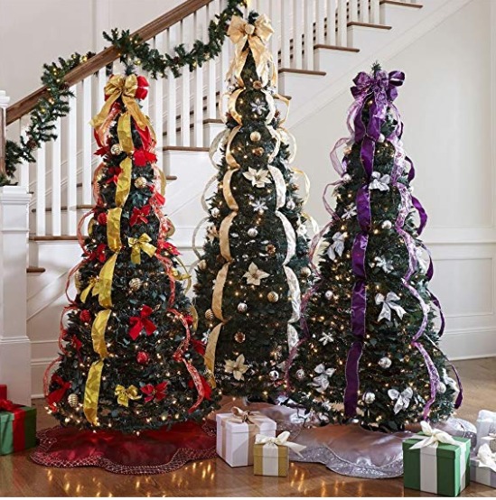 Pop up Christmas tree assembles in minutes