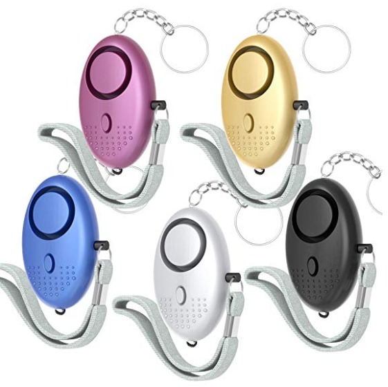 Safety alarm keychain 5 pack