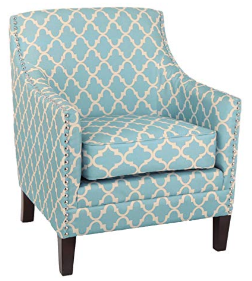 Patterned Nailhead Accent Chairs