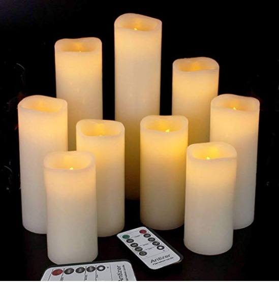 Flameless candles with remote control