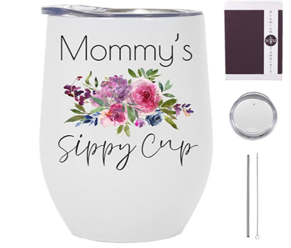 Mother's Day Gift For Mom - Funny Gifts For Mom From Children -  Personalized Wine Tumbler - Gift For Mom