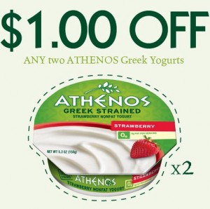$1 off any TWO Packages of Athenos Greek Yogurt - A Thrifty Mom ...
