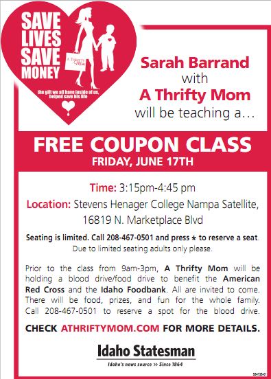 Class coupon template