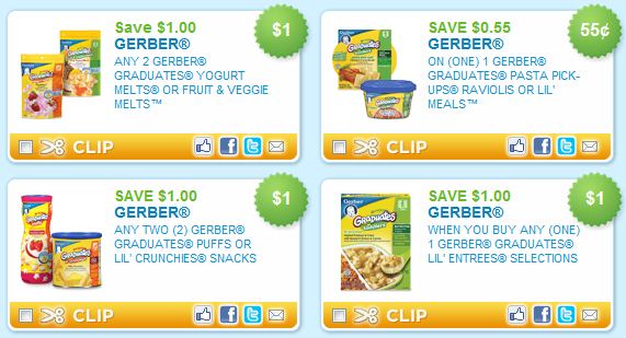 Gerber Baby Food printable coupons A Thrifty Mom Recipes Crafts