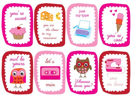 Printable Valentines