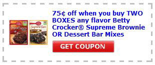 Betty Crocker Brownies, Beach-Nut, Bisquick, YoCrunch printable coupons ...