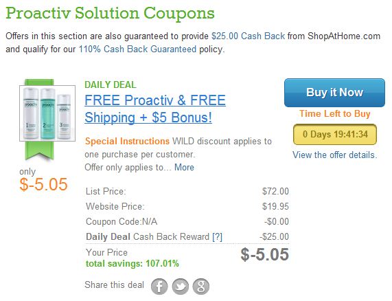 Proactive deals