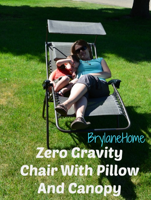 Zero Gravity Chairs With Pillow And Canopy review Sale at BrylaneHome