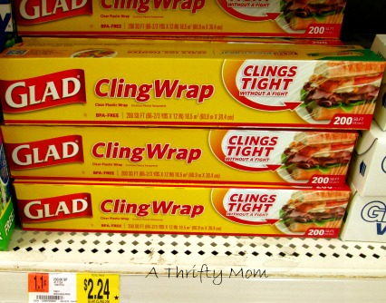 Glad Cling Wrap Only $1.74 Each At Walmart With Printable Coupon - A ...