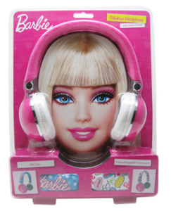 barbie doll with headphones