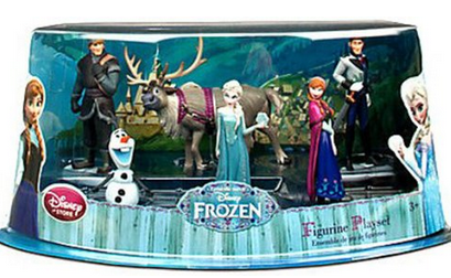 frozen book and figures