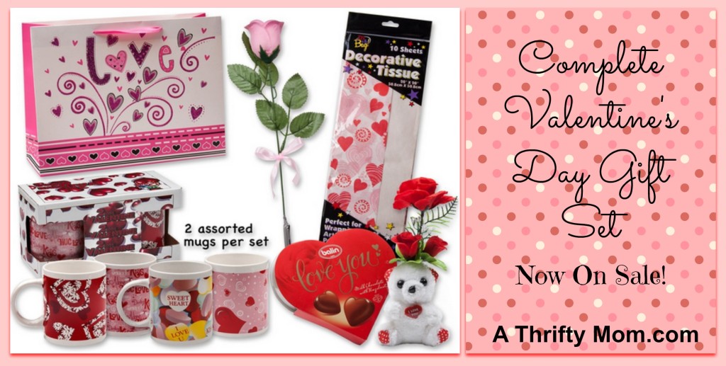 Complete Valentine's Day Gift Set On Sale $15.95 ~ Easy Valentine's Day