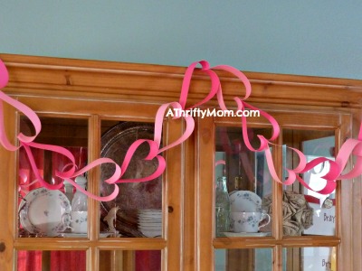 Heart Garland~ Easy Valentine's Day Craft - A Thrifty Mom - Recipes