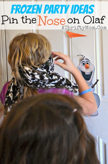 Frozen Party Ideas ~ Pin the NOSE on Olaf (free printable) #Frozen - A ...