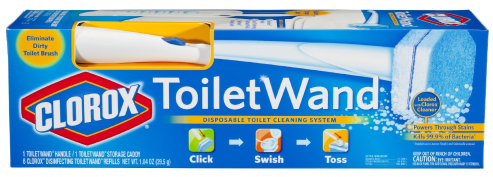 Clorox ToiletWand Disposable Toilet Cleaning System Start Kit Deal ...