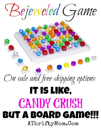Bejeweled Game ~ Candy Crush Board Game #FamilyGameNight