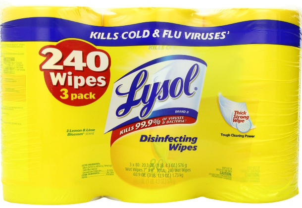 Lysol Disinfecting Wipes Value Pack low as $6.78 with Amazon Coupon and ...
