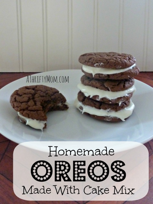 Homemade Oreos, Made With a Cake Mix