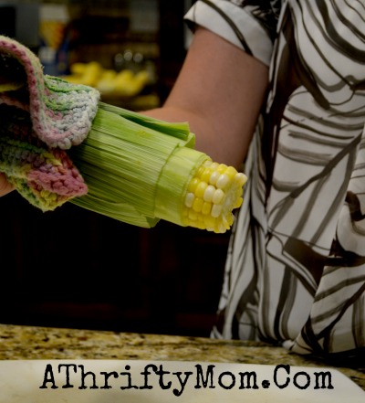 How To Shuck And Cook Corn Quickly ~ 3 Easy Steps #Corn