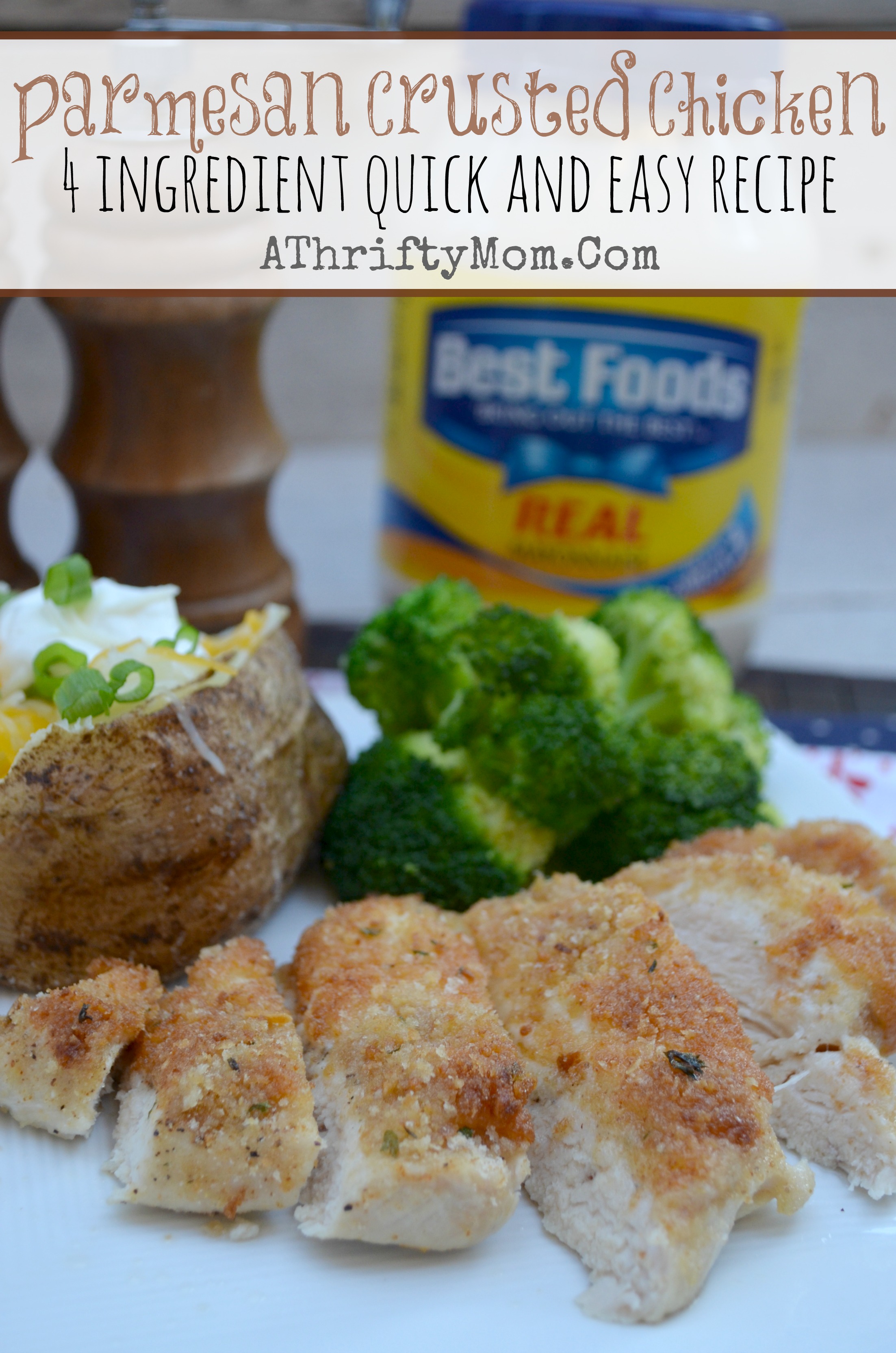 Parmesan Crusted Chicken Recipe ~ Easy Dinner Ideas