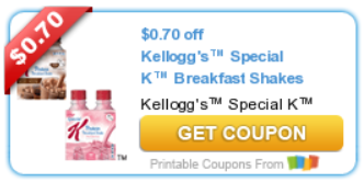 Free Printable Special K Protein Shake Coupons