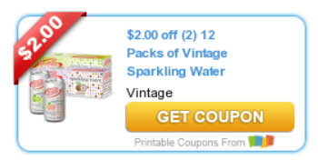 Vintage seltzer water coupons