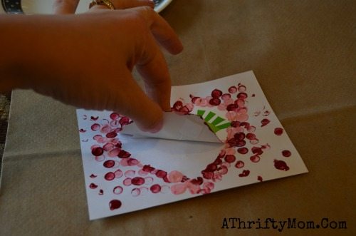 Easy DIY Cards for Kids ~ Polka Dot Heart Card #KidsCrafts