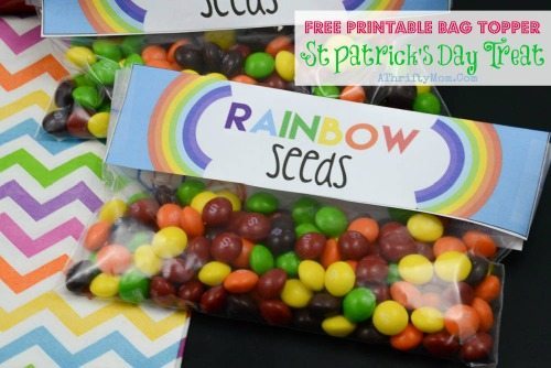 St Patricks Day Free Printable Rainbow Seeds