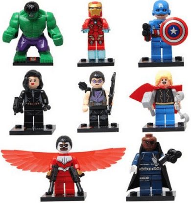 avengers lego action figures