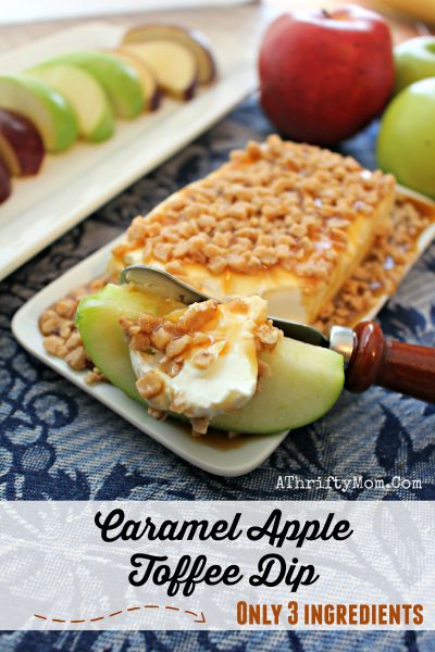 Caramel Apple Toffee Dip with Cream Cheese ~ 60 Seconds dip recipe ...