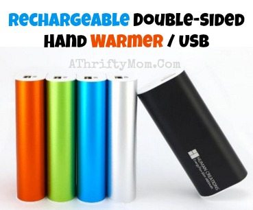 Rechargeable Double-Sided Hand Warmer / USB ~ Gift Idea