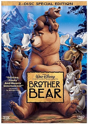 Brother Bear Disney film, Family movie night idea ON SALE for only 7 dollars
