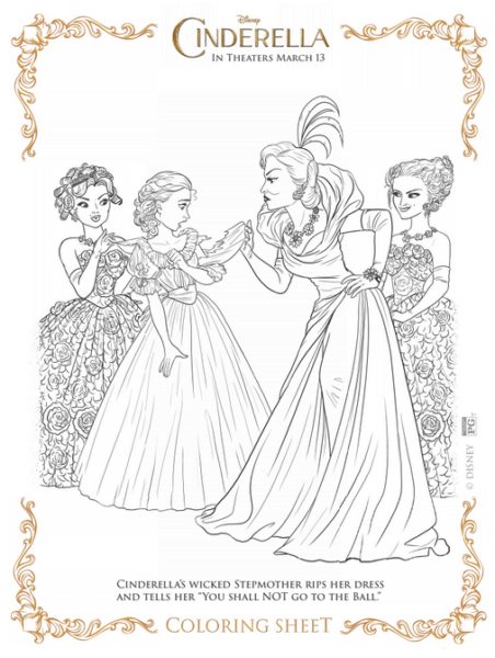 Cinderella evil step sisters free printable