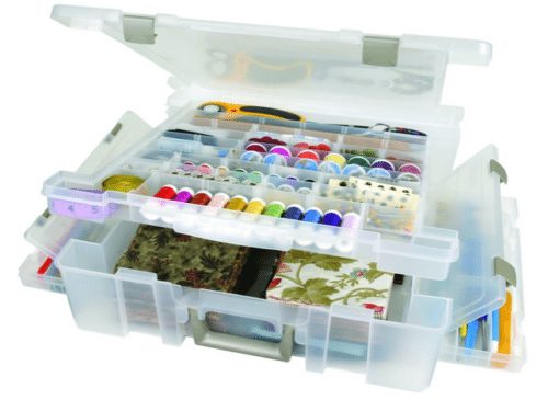 Craft Organizer - Art Bin Super Satchel Deluxe 1-Compartment-Divided Base - A Thrifty Mom
