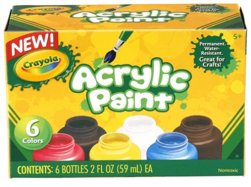 Crayola Acrylic Paint Set - Kids Craft Supplies - A Thrifty Mom