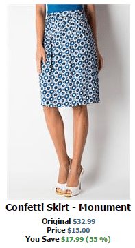 Downeast clearance sale skirt, online fashion deals