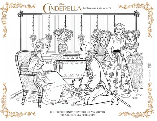 Glass Slipper Cinderella Free Printable