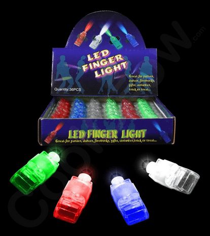 LED Fingerlights 40pcs - Great for Easter, St Partick's Day, and More - AThriftyMom