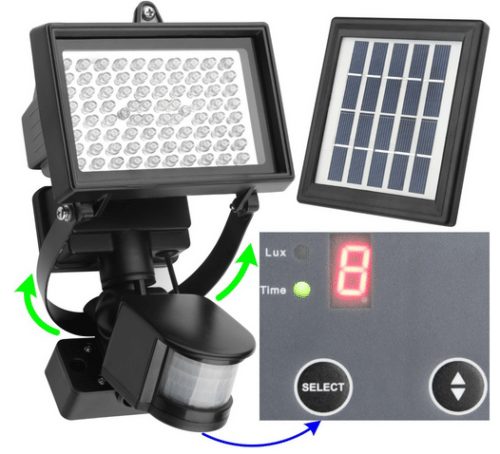 MicroSolar- Waterproof, Digitally Adjustable Outdoor Solar Motion Sensor Light - A Thrifty Mom