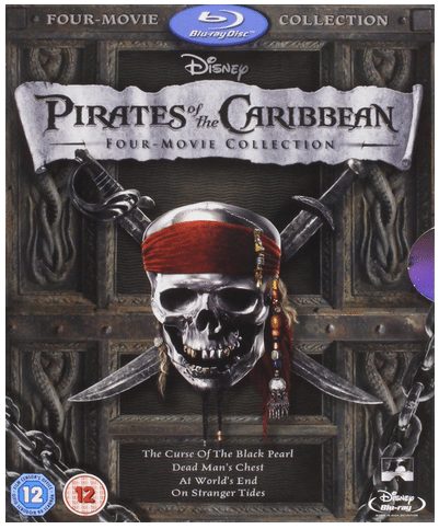 Pirates of the Caribbean - 4 Movie Collection on Blu-ray - A Thrifty Mom