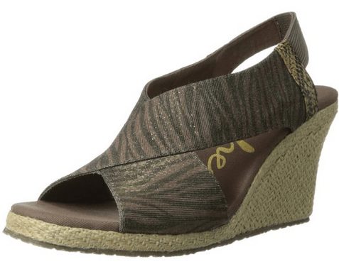Skechers Cali Club-X Ray Wedge Sandals - A Thrifty Mom