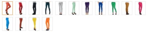 Skinny Colorful Jeggings Stretchy Pants Colors - Women's Jeggings On Sale #Fashion - A Thrifty Mom