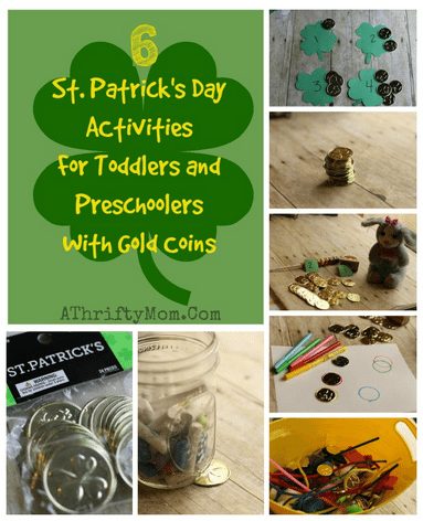 St Patricks Day projects for preschool or toddlers, Easy DIY Shamrock Craft for kids, St. Patty's day craft idea, DIY, Kids, School party Idea