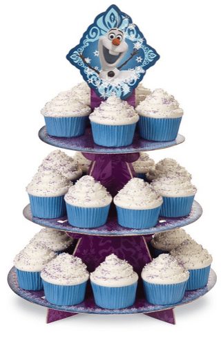 Wilton Disney Frozen Cupcake Stand - Perfect for your Disney Frozen parties! A Thrifty Mom