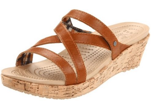 Crocs Women's A-Leigh Mini Leather Wedge - A Thrifty Mom